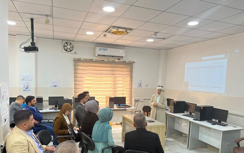 كلية التربية الأساسية تنظم ورشة عمل بعنوان "تقييم أداء التدريسيين"